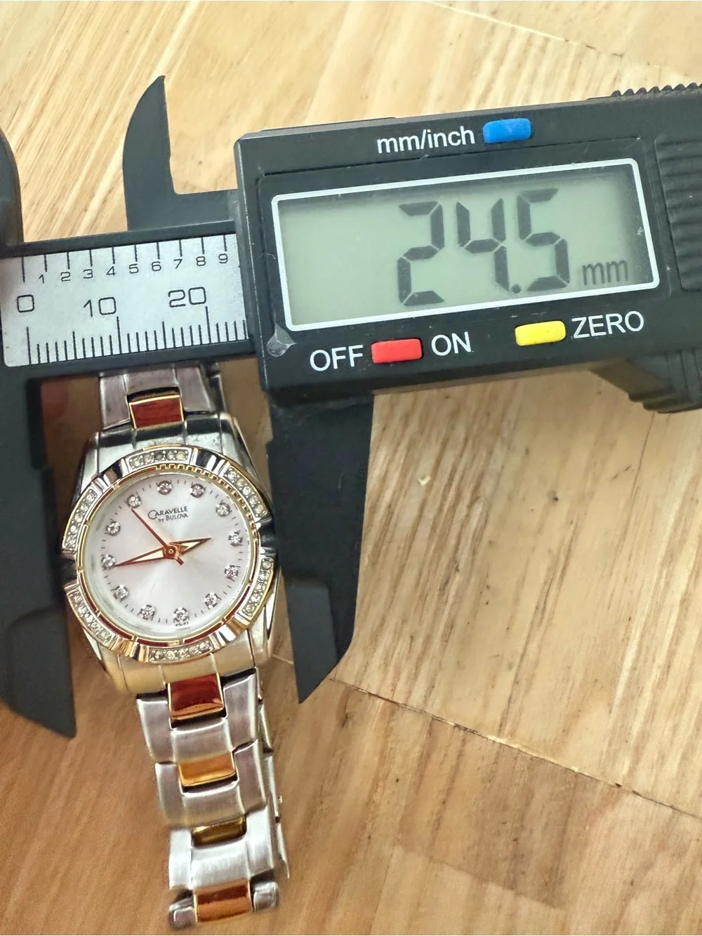 Caravelle by Bulova ladies two tone watch NEW BATTERY